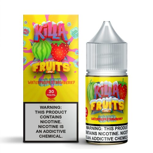 Watermelon Strawberry Ice by Killa Fruits Salts Series 30mL with Packaging