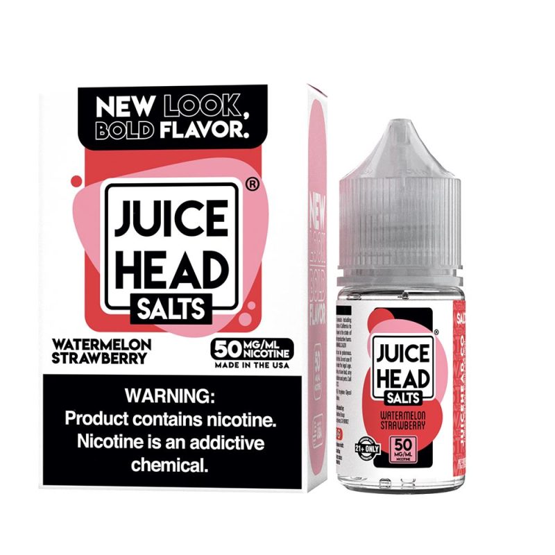 Watermelon Strawberry | Juice Head Salt | 30mL 50mg with Packaging