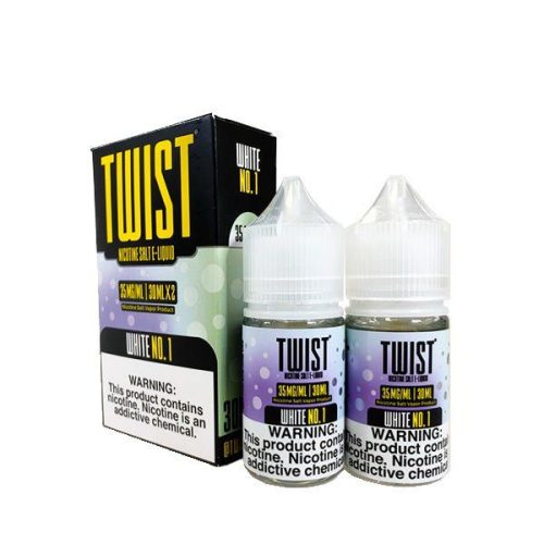 White No. 1 by Twist Salt E-Liquid | 60mL with Packaging