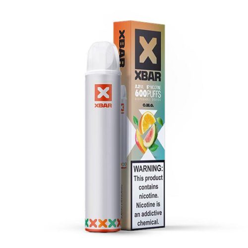 X BAR Disposable E-Cigs (Individual) OMG with packaging