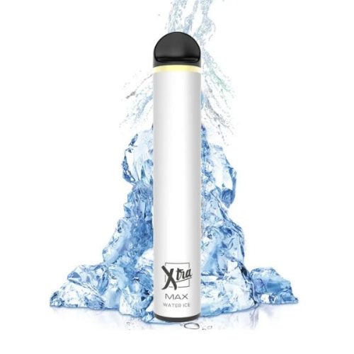 XTRA MAX Disposable Device - 2500 Puffs water ice with background