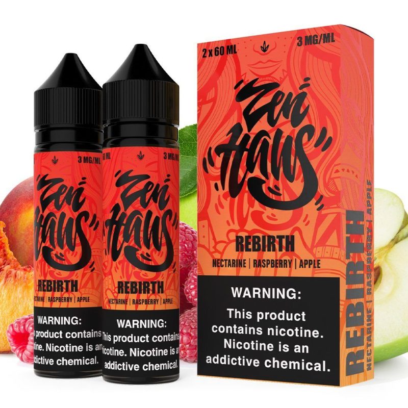 zen haus rebirth 2x60ml eliquid 640516