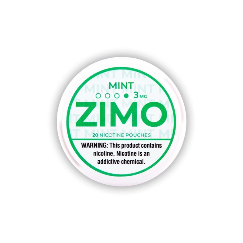 Zimo Nicotine Pouches (20ct Can)(5-Can Pack) Mint 03mg (SAS)