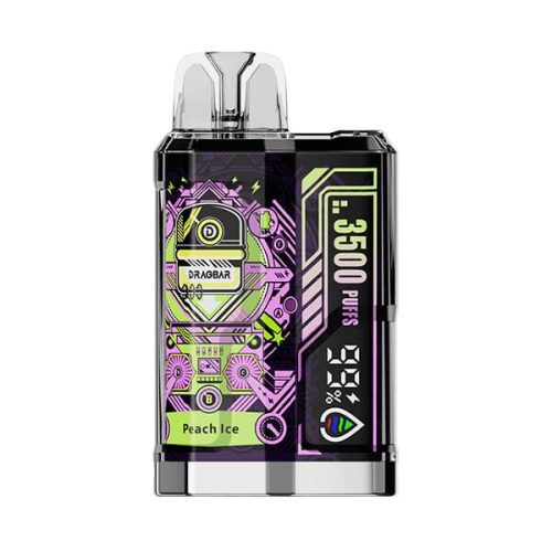 ZOVOO – DRAGBAR B3500 Disposable | 3500 Puffs | 8mL | 50mg peach ice