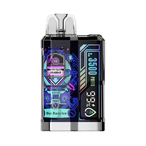 ZOVOO – DRAGBAR B3500 Disposable | 3500 Puffs | 8mL | 50mg blue razz ice