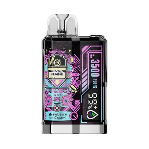 ZOVOO – DRAGBAR B3500 Disposable | 3500 Puffs | 8mL | 50mg strawberry ice cream