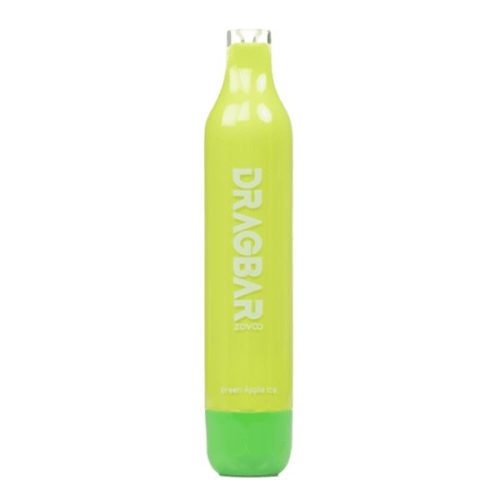 ZOVOO - DRAGBAR Disposable 5000 Puffs 13mL green apple ice